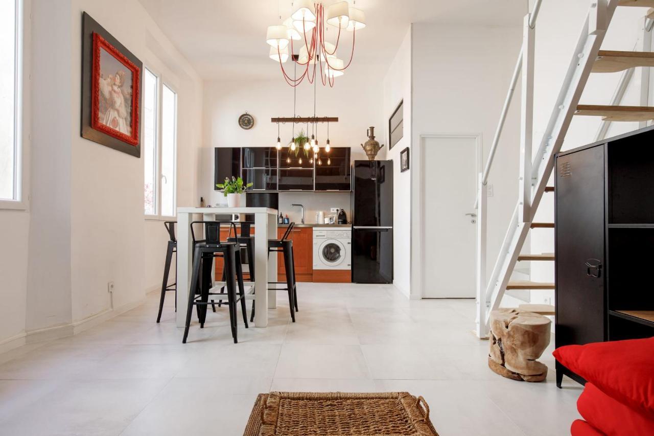 Superb Air-Conditioned Loft In The Heart Of Viel Antibes Leilighet Eksteriør bilde
